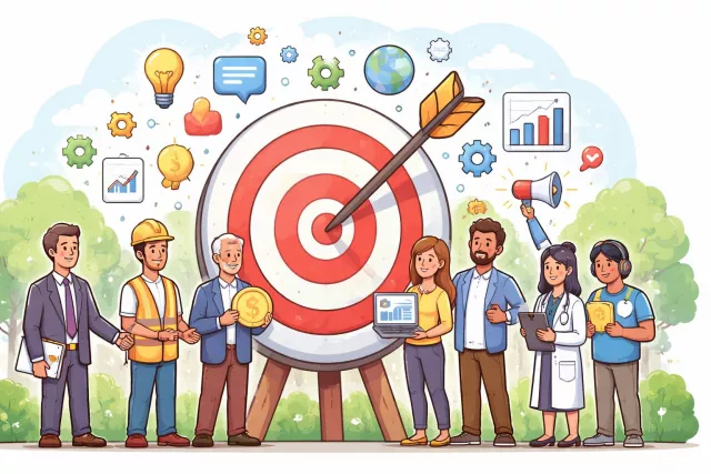 Stakeholder - A person, group, or organization that has an interest in or is affected by a decision, project, or business.
