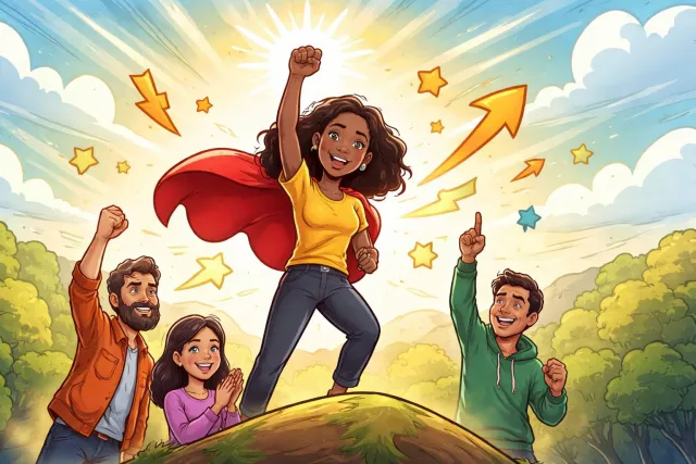 Empowerment - The process of giving someone the power, confidence, or authority to do something. (सशक्तिकरण)