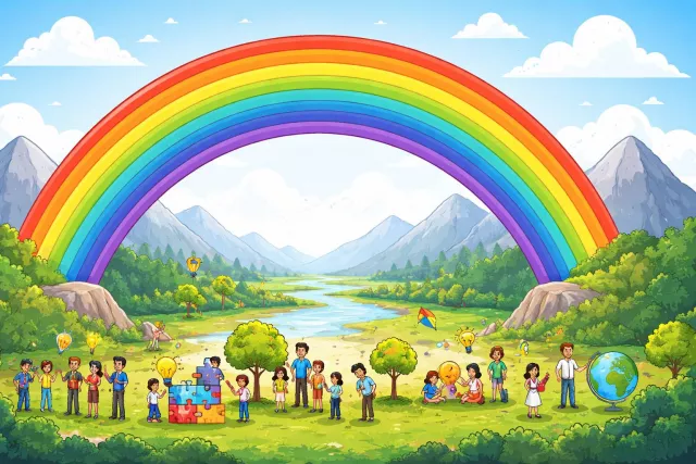 Overarching - Comprehensive and covering or affecting many things in a broad way. (व्यापक)