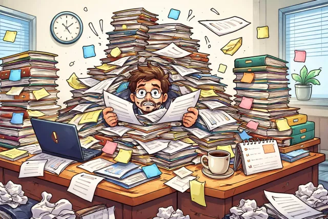 Backlog - A buildup of pending work, tasks, or orders that have not been completed yet. (लंबित कार्य)