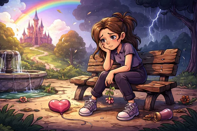 Disenchantment - A feeling of disappointment when you stop believing that something is good or special.