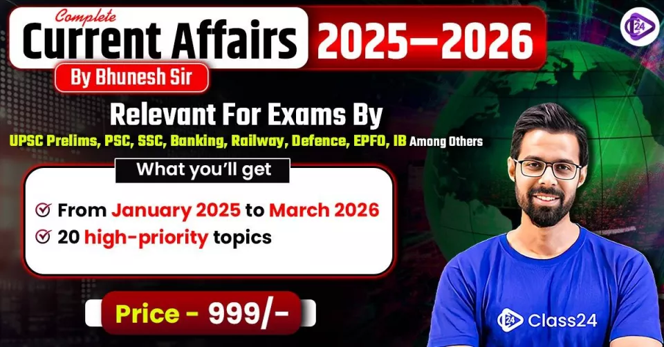 Complete Current Affairs 2025-26 