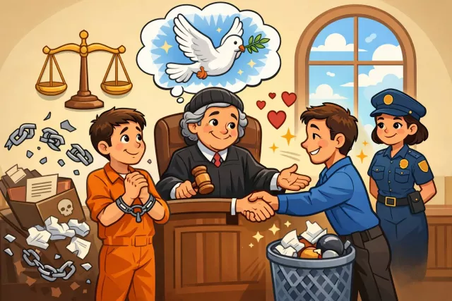Peremptorily - In a firm, commanding way that does not allow discussion or refusal.
