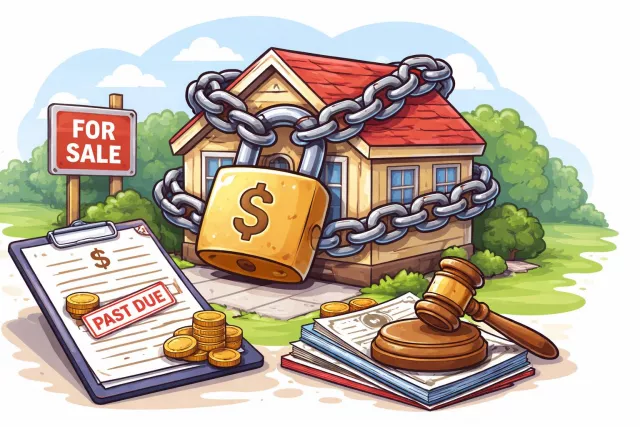 Lien - A legal right/claim on someone’s property as security for a debt until it is paid. (ग्रहणाधिकार)