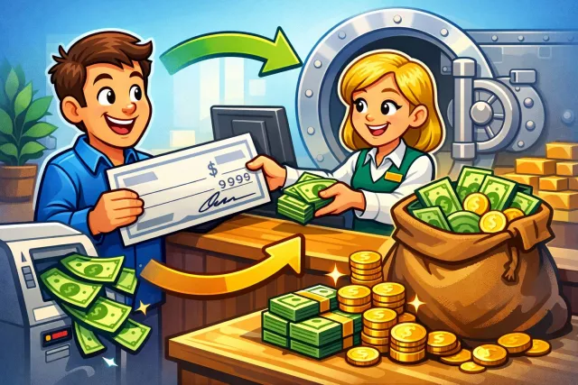 Encashment - The act of converting a cheque, bond, or entitlement into cash; getting money in hand.
