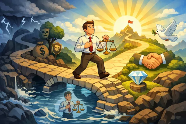 Integrity - The quality of being honest and having strong moral principles. (ईमानदारी/नैतिक अखंडता)