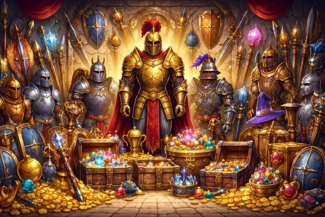 Panoply - A splendid display or impressive collection (of things). (भव्य प्रदर्शन)