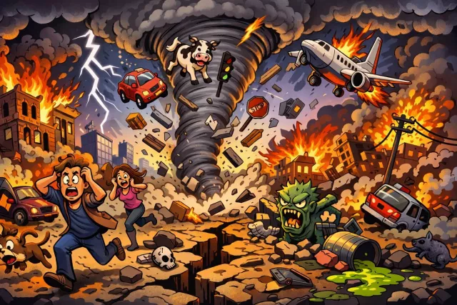 Havoc - Widespread destruction or great disorder.