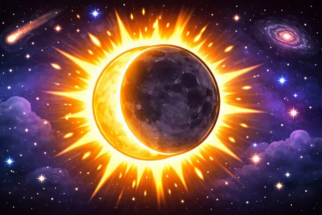 Eclipse - Surpass or overshadow; to block the light of a celestial body.