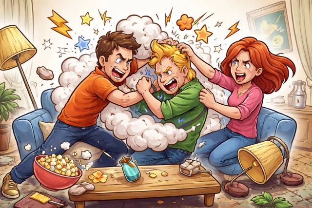 Embroil - Involve (someone) deeply in an argument, conflict, or complicated situation.