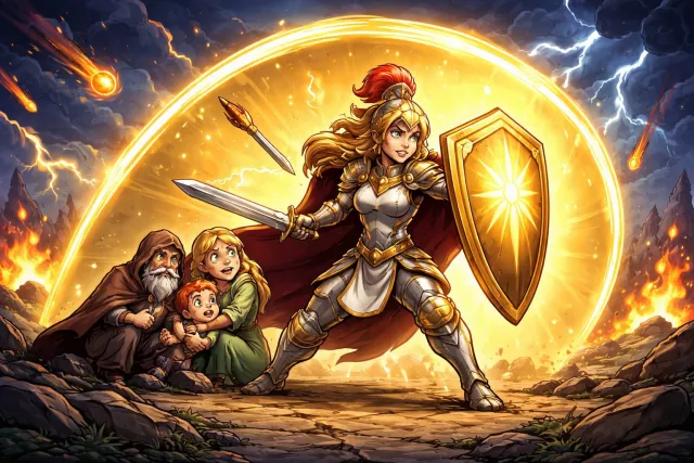 Aegis - Protection or support, especially from a powerful person or organization. (संरक्षण/सुरक्षा)
