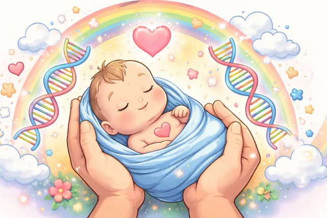 Congenital - of a disease or physical abnormality present from birth. (जन्मजात) 