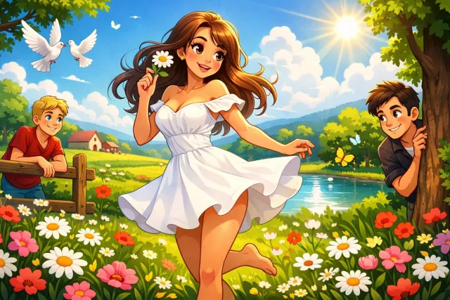 Nubile - Of a young woman Suitable for marriage; sexually attractive.