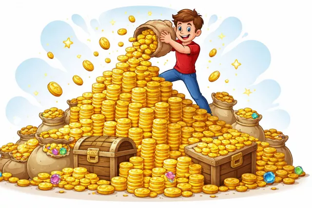 Amass - Gather together or collect a large amount of something, especially over time. (संचय करना)