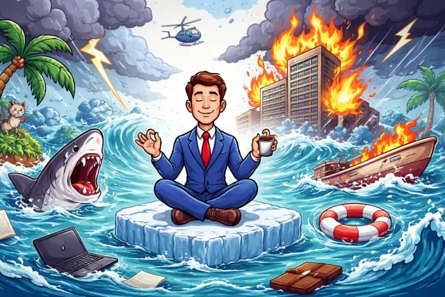 Sangfroid - Calmness and self-control in a difficult or dangerous situation.