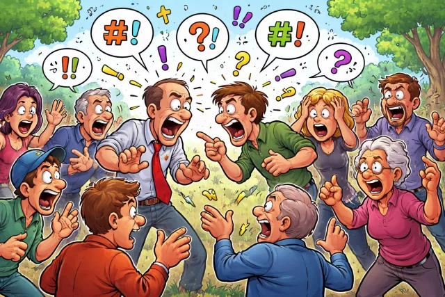 Palaver - Long and unnecessary talk or discussion.