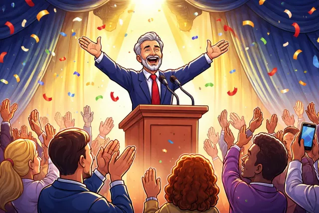 Peroration - The concluding part of a speech, typically intended to inspire or persuade.