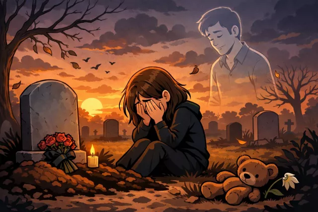 Bereavement - The state of being deprived of a loved one through death. (शोक)