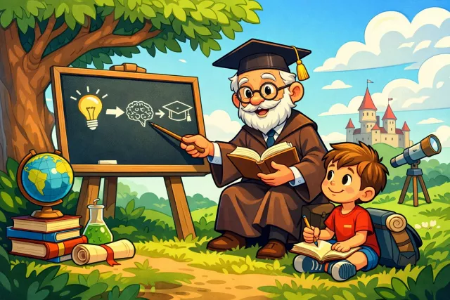 Tutelage - Instruction or guidance, especially under a tutor or mentor. (मार्गदर्शन)