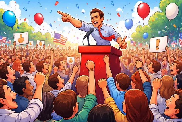 Populism - A political approach that claims to represent the interests of ordinary people, often against a perceived elite.