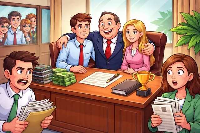 Nepotism - The practice of giving unfair advantages (such as jobs) to family members or close relatives, especially in politics or organizations. (भाई-भतीजावाद)