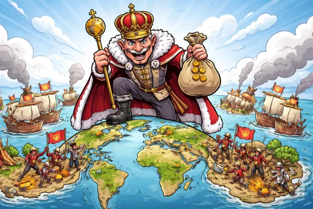 Imperialism - A policy or practice by which a powerful country extends its control over other countries or territories, often through force or political and economic dominance.