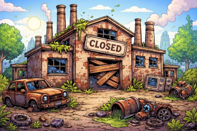 Defunct - No longer existing or functioning. (निष्क्रिय)