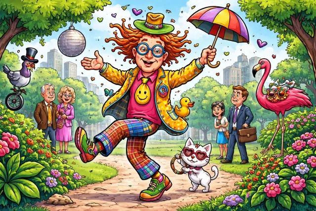 Eccentricity - The quality of being unconventional and slightly strange.