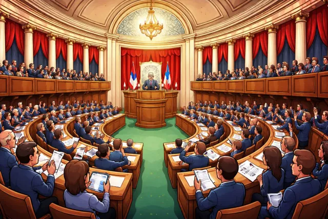 Parliamentary - Related to a parliament or its members, procedures, and system of government.