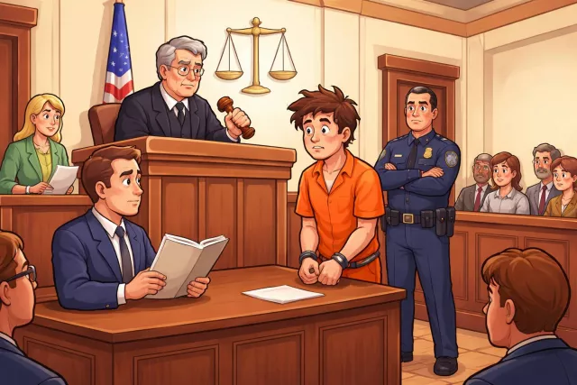 Arraign - Call or bring (someone) before a court to answer a criminal charge; accuse formally. (अदालत में आरोप लगाकर पेश करना)