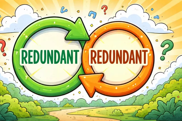 Tautology - Unnecessary repetition of the same idea in different words. (अनावश्यक पुनरुक्ति)