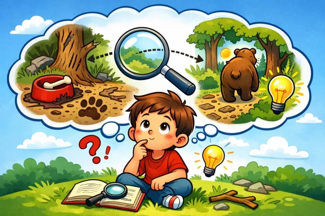 Inference - A conclusion drawn from evidence and reasoning.