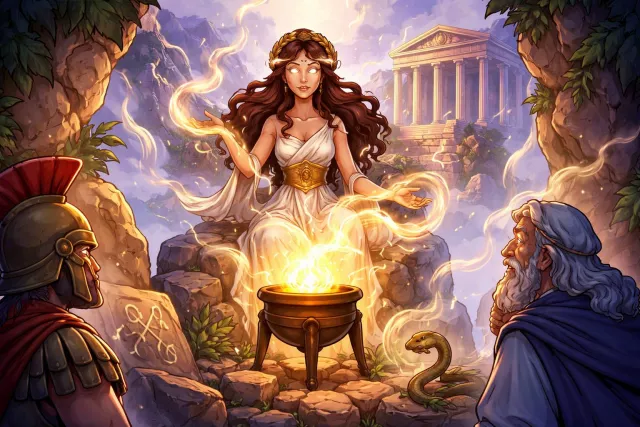 Delphic - Mysterious and hard to understand; deliberately obscure or ambiguous (like an oracle).