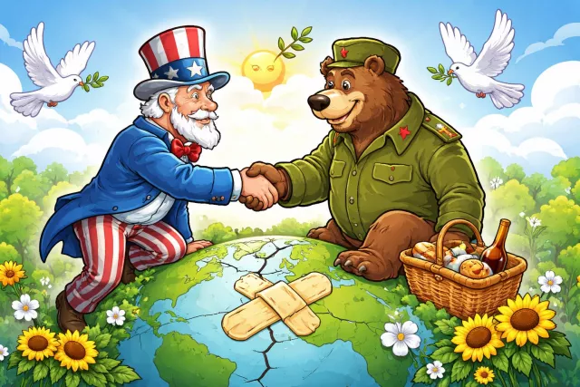 Detente - Relaxation of strained relations or tensions, especially between nations.