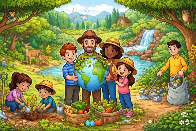 Stewardship - The responsible management and care of something entrusted to you, especially resources, property, or duties. (संरक्षण और जिम्मेदार प्रबंधन)