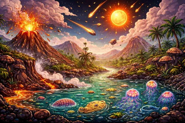 Primordial - Existing from the beginning; earliest and original.