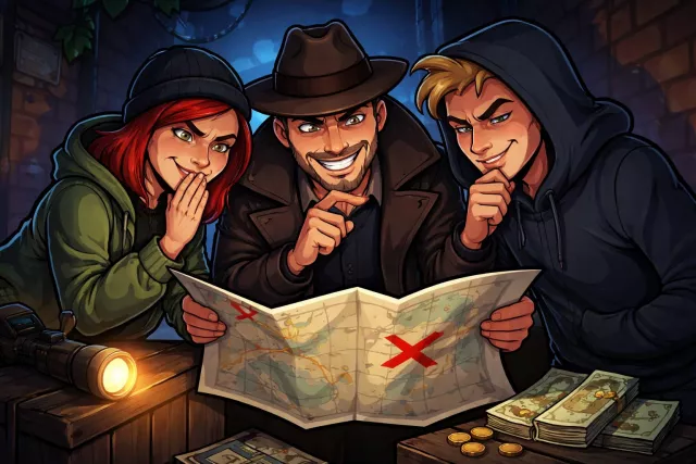 Conspire - Make secret plans jointly to do something unlawful or harmful.