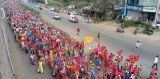 On Republic Day, Nashik farmers continue their ‘long march’ for justice, refuse to suspend rally