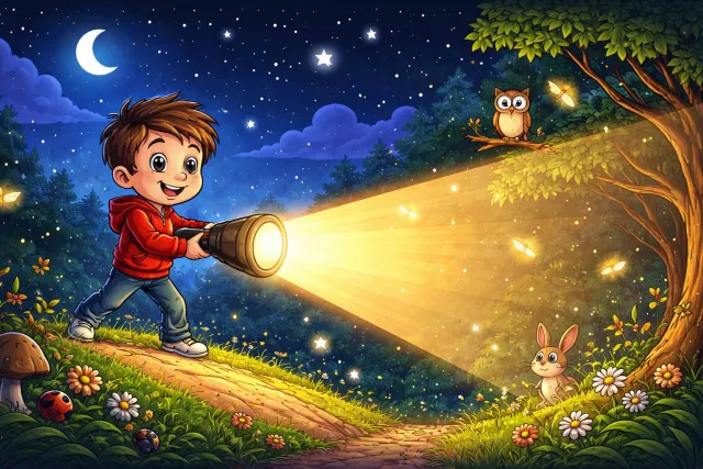 Illuminate - Light up; make something clearer or easier to understand.