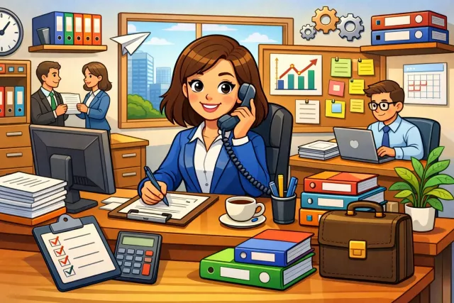 Administrative - Related to managing, organizing, and running the affairs of an institution or government. (प्रशासनिक)