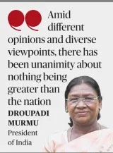 Central authorities working with ‘full sensitivity’ for all communities, says Murmu
