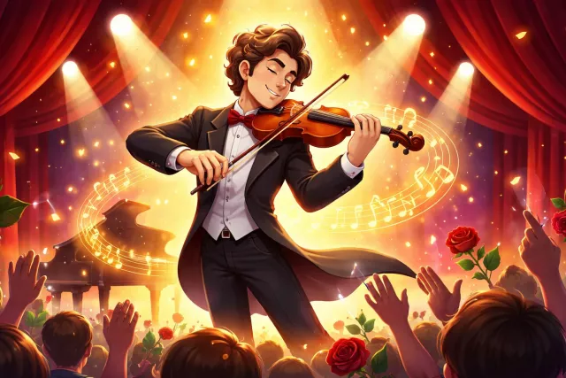 Virtuoso - A person highly skilled in music, art, or a particular field.
