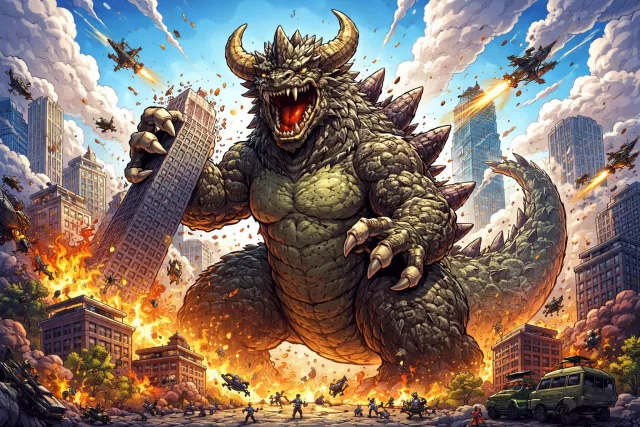 Behemoth - Something enormous, especially a large and powerful organization.