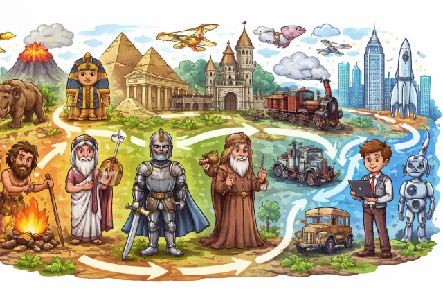Epoch - A particular period of time in history or a person’s life, marked by important events.
