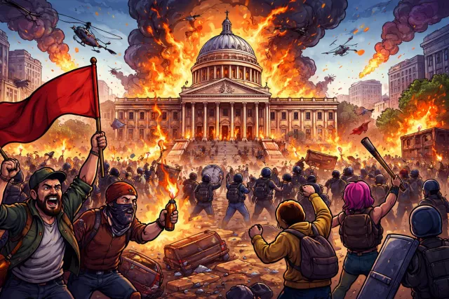 Insurrection - A violent uprising against an authority or government.