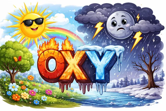 Oxymoron - A figure of speech in which two opposite or contradictory words are used together.