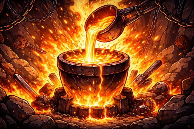 Crucible - A severe test or trial, especially one that produces a strong, lasting result.