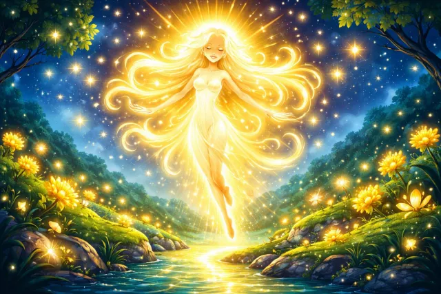 Luminous - Emitting or reflecting bright light; shining.