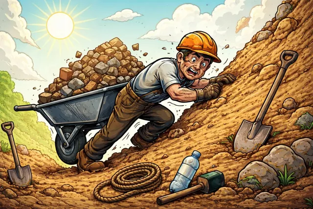 Laborious - Requiring a lot of effort and hard work; tiring.