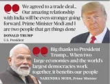 U.S. tariff on India cut to 18%, say Modi, Trump
